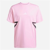 adidas Herre House Of Tiro Farveblok T-shirt True Pink/Sort