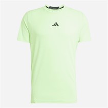adidas Herren Designed For Training Workout T Shirt Lime Burst