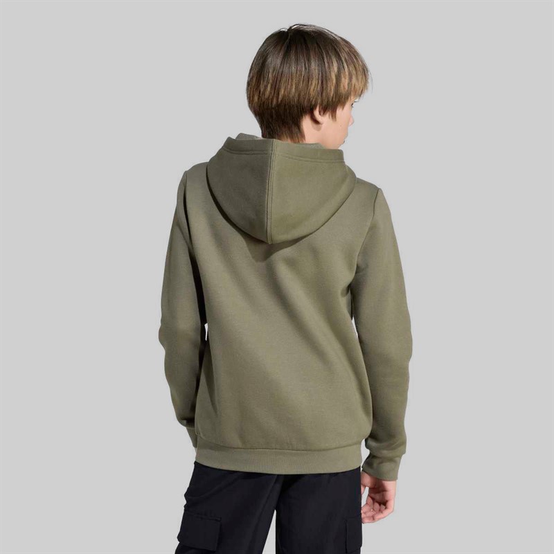 adidas Junior Drenge camouflage grafisk hættetrøje Olive Strata