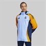 adidas Herren RMA Real Madrid 24/25 Wettkampf All Wetter Jacke Glow Blue/Crew Orange/Team Navy Blue