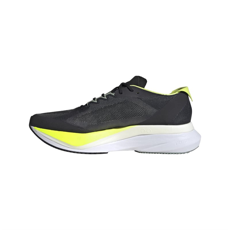adidas Herren Adizero Boston 12 Lightstrike Pro Neutrale Laufschuhe Aurora Ink/Silver Metallic/Pulse Lime