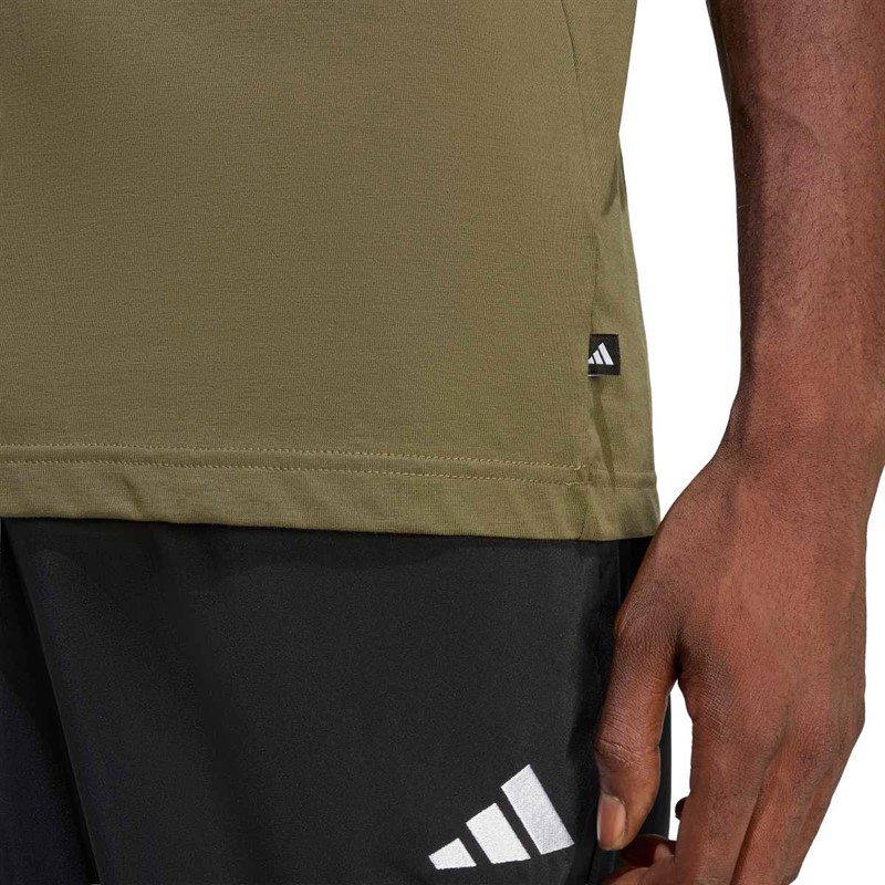 adidas Herre Camo Explorer Grafik T-shirt Olive Strata