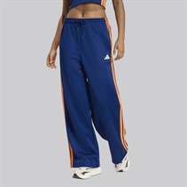 adidas Damen Stadion 3 Streifen Trainingshose Dark Blue/Pure Orange/Off White
