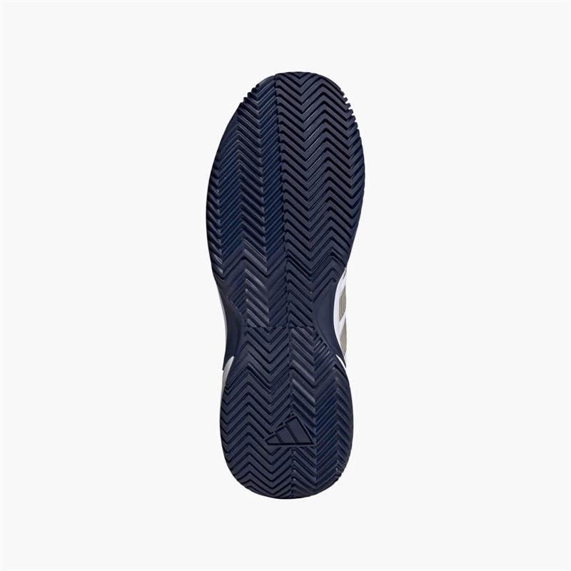 adidas Herren Gamecourt 2 Tennisschuhe Cloud White/Cyber Metallic/Dark Blue