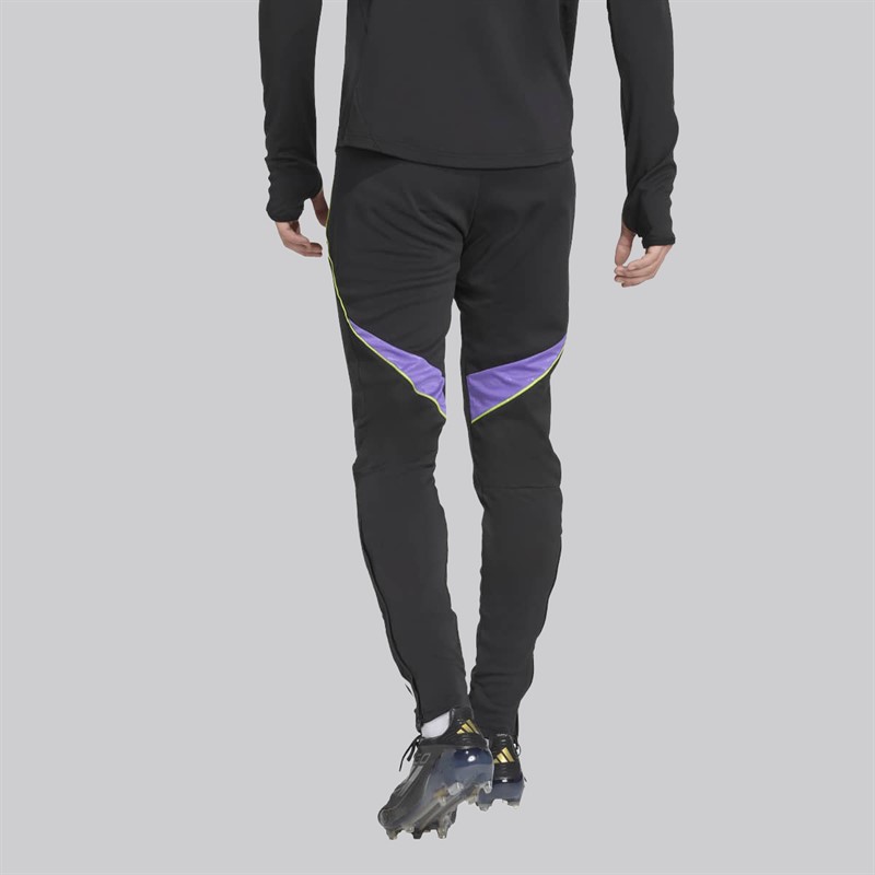 adidas Herren Tiro 25 Wettkampf Sporthosen Schwarz/Purple Rush