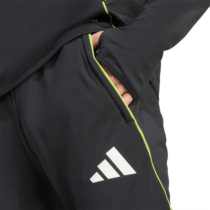 adidas Herren Tiro 25 Wettkampf Sporthosen Schwarz/Purple Rush