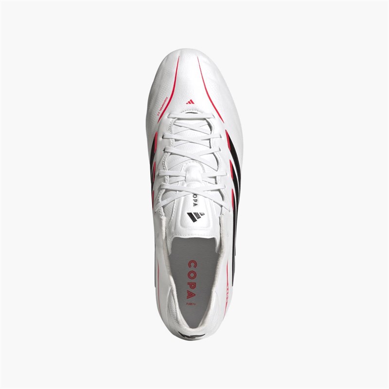 adidas Herren Copa Pure IV Pro Born For Goals Pack FG Kunstrasen Fußballschuhe Zero Metalic/Core Black/Lucid Red
