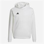 adidas Junior Drenge Entrada 22 Pullover Hættetrøje Hvid/Sort