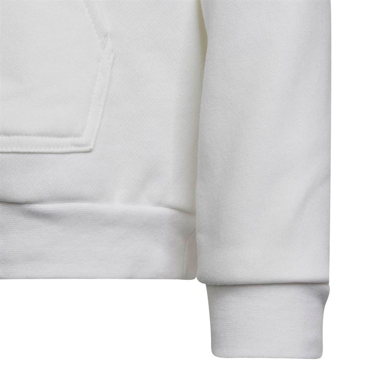 adidas Junior Drenge Entrada 22 Pullover Hættetrøje Hvid/Sort