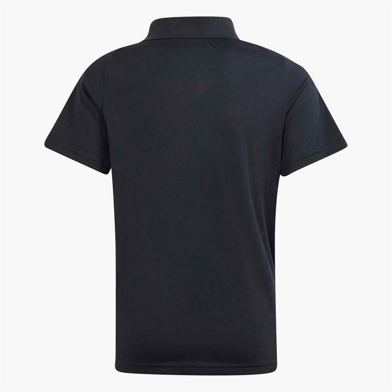 adidas Drenge Junior Tiro 24 Konkurrence Polo Shirt Sort/Team Dark Grey