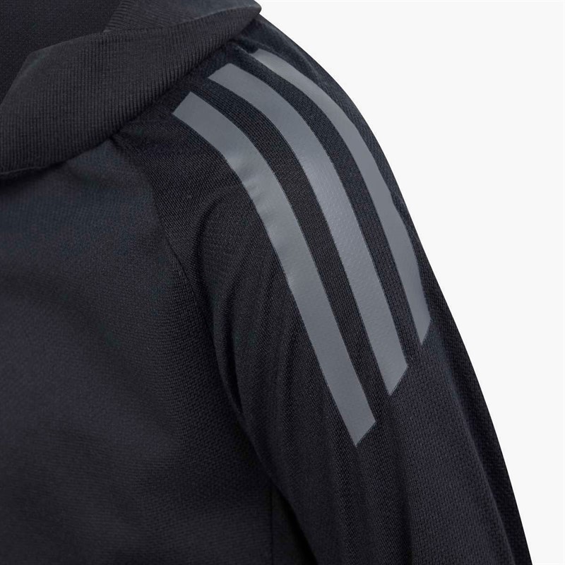 adidas Drenge Junior Tiro 24 Konkurrence Polo Shirt Sort/Team Dark Grey