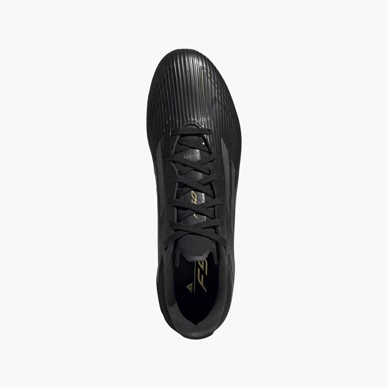 adidas Mens F50 League Dark Spark Pack FG/MG Firm/Multi Ground Football Boots Core Black/Iron Metallic/Gold Metallic