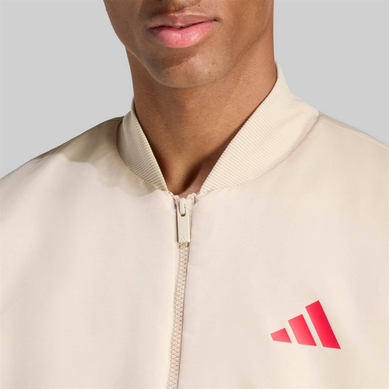 adidas Herren Stadion Bomber Jacke Crystal Linen