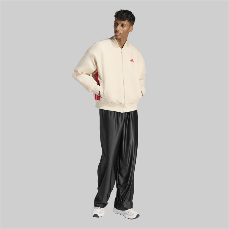 adidas Herren Stadion Bomber Jacke Crystal Linen