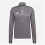 adidas Herren Entrada 22 1/4 Zip Training Top Team Grey Four