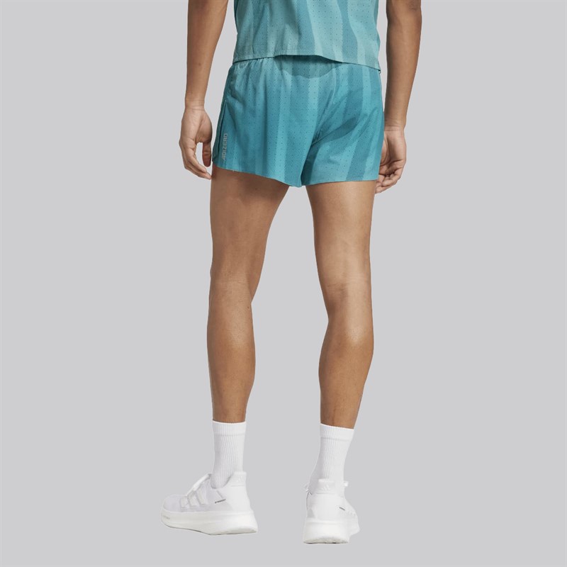 adidas Herren Adizero Laufshorts Powder Teal/Pure Teal