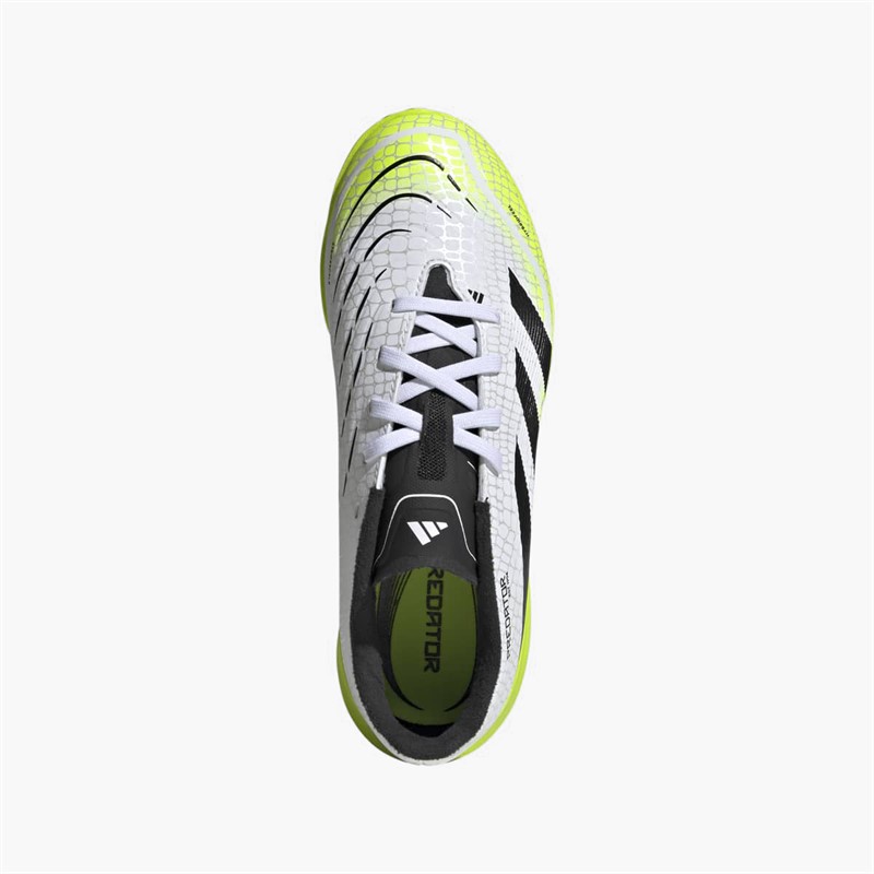 adidas Junior Predator League Radiant Blaze Pack TF Astro Fodboldstøvler Cloud White/Core Black/Lucid Lemon