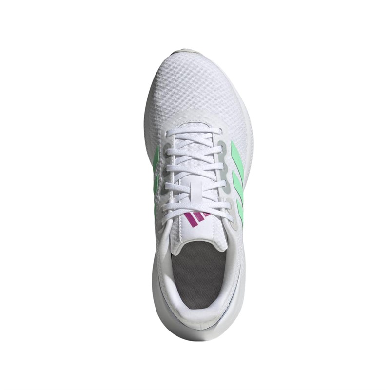 adidas Womens Runfalcon 3 Neutral Running Shoes Cloud White/Pulse Mint/Blue Dawn