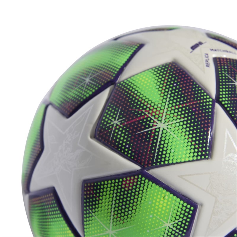 adidas UEFA Champions League 25/26 Mini Football White/Shock Pink/Multi/Solar Yellow