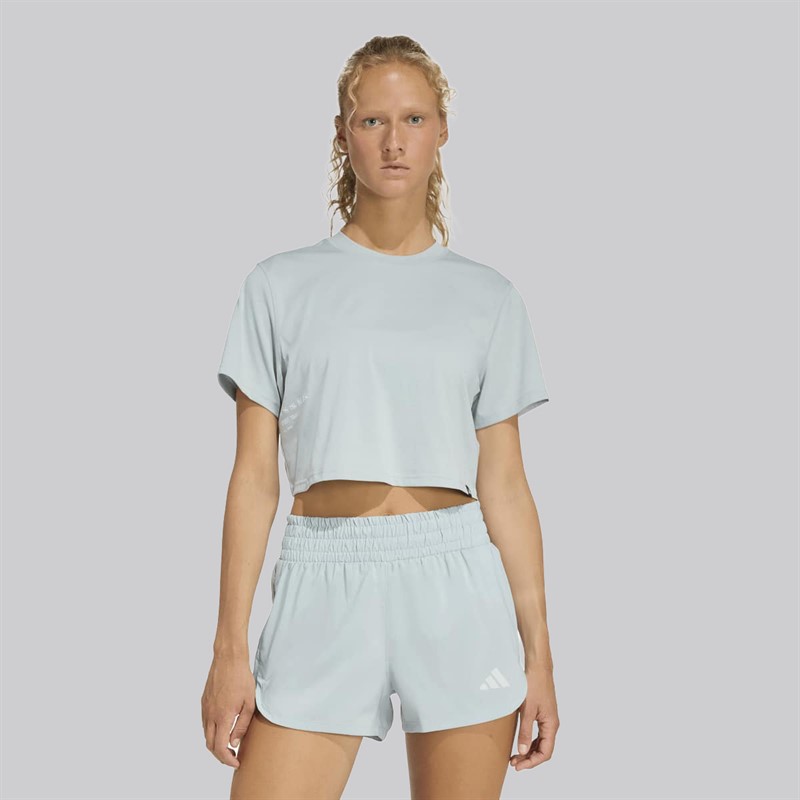 adidas Dame Climacool Power Træning Grafisk T-shirt Wonder Sage