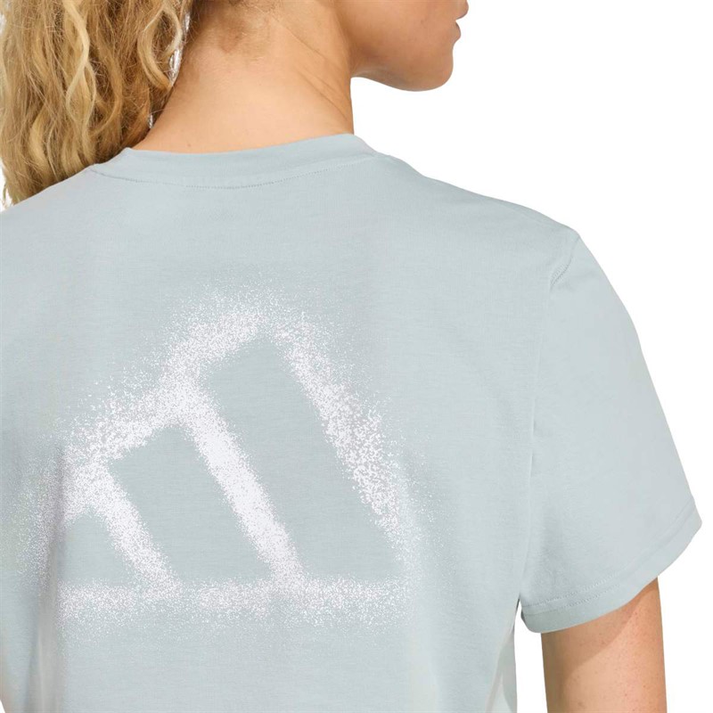 adidas Dame Climacool Power Træning Grafisk T-shirt Wonder Sage