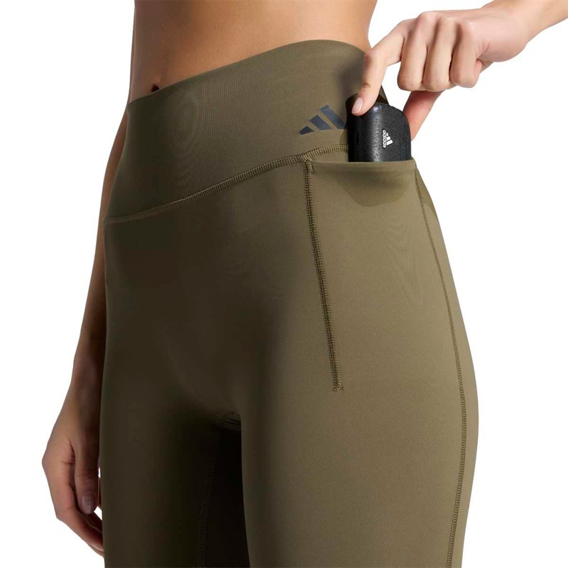 adidas Dame Optime Træningsleggings Olive Strata