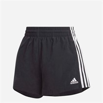 adidas Damen Essentials 3 Streifen Gewebte Shorts Schwarz/Weiß