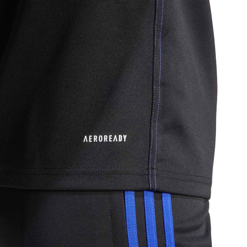 adidas Herre Tiro 23 1/4 Zip Træningsbluse Sort/Lucid Blue