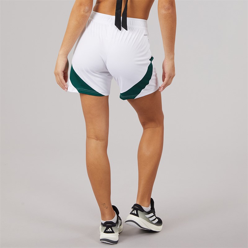 adidas Womens HFF Hungarian FF Home Shorts White/Collegiate Green