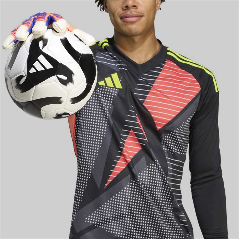 adidas Predator Pro Hybrid Cut Goalkeeper Gloves Signal Coral/White/Lucid Blue