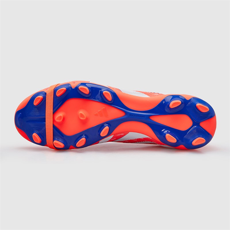 adidas Mens Predator Pro Fold-Over Tongue Coral Blaze Pack MG Multi Ground Football Boots Signal Coral/Cloud White/Beam Orange