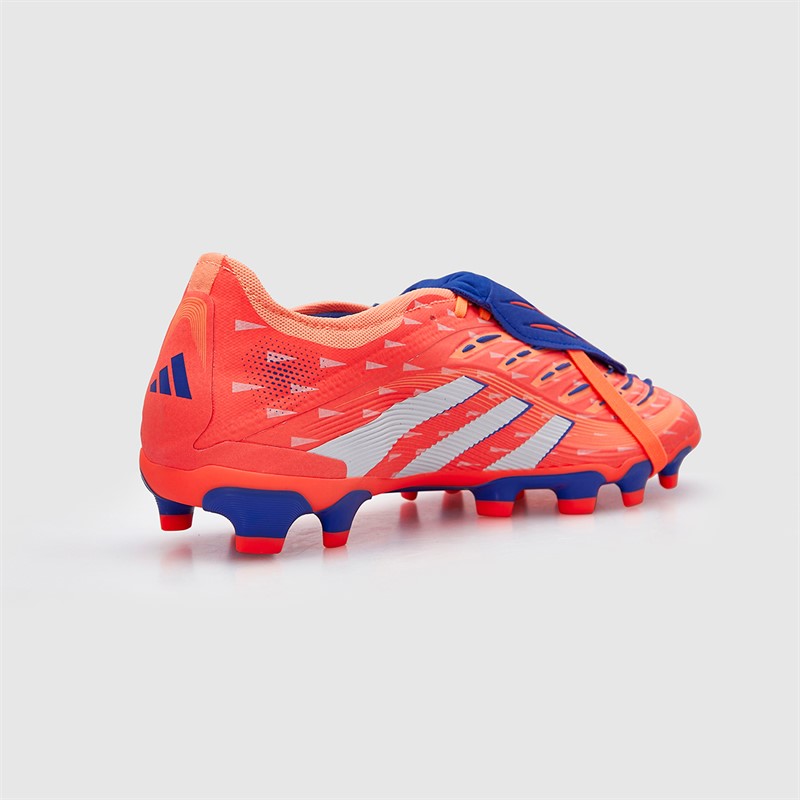 adidas Mens Predator Pro Fold-Over Tongue Coral Blaze Pack MG Multi Ground Football Boots Signal Coral/Cloud White/Beam Orange