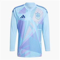 adidas Mens FEF Spain 2024 Goalkeeper Jersey Semi Blue Burst Mel