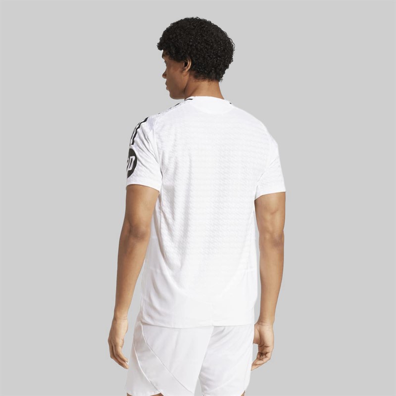 adidas Mens RMCF Real Madrid 24/25 Authentic Home Jersey White