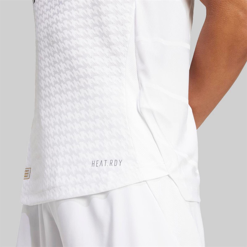 adidas Mens RMCF Real Madrid 24/25 Authentic Home Jersey White