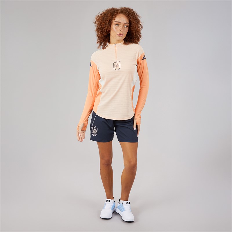 adidas Womens FEF Spain Tiro 25 Pro Training Top Blue/Pink