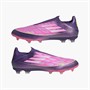 adidas Mens F50 League Laceless Lamine Yamal FG/MG Firm/Multi Ground Football Boots Unity Purple/Footwear White/Lucid Lemon