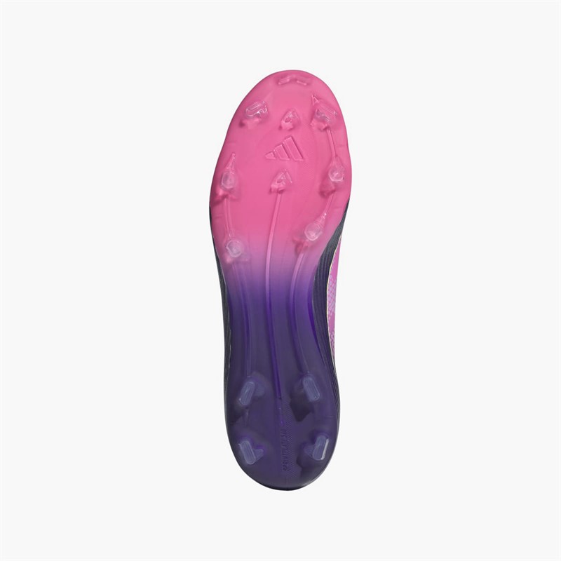 adidas Mens F50 League Laceless Lamine Yamal FG/MG Firm/Multi Ground Football Boots Unity Purple/Footwear White/Lucid Lemon