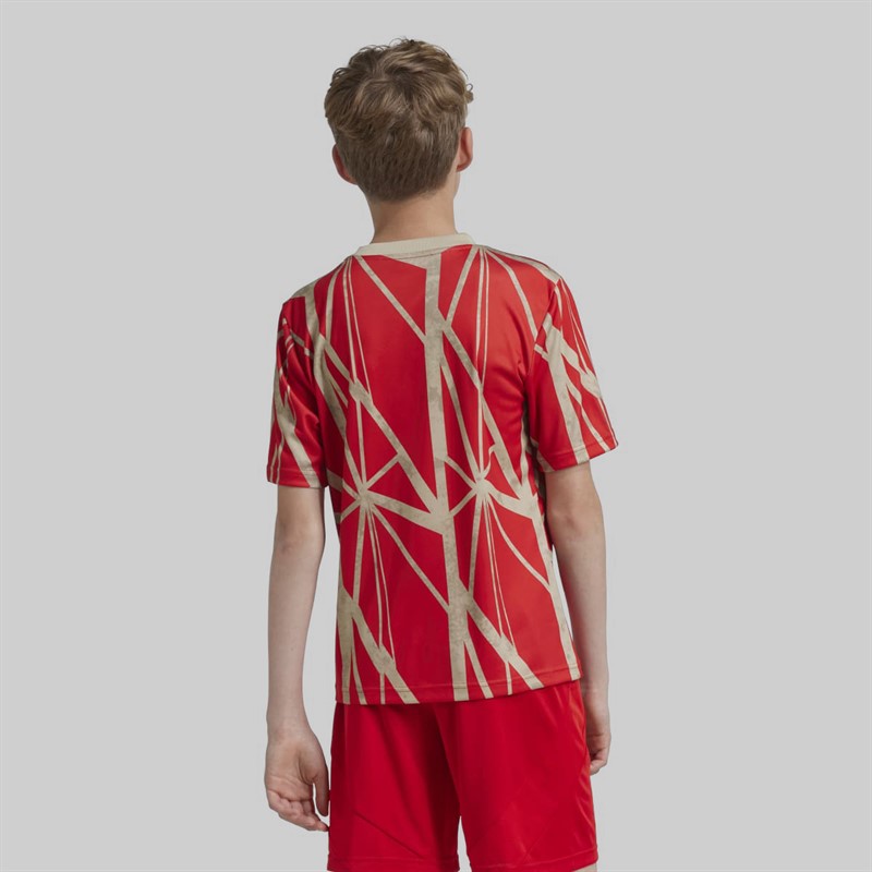 adidas Junior FCB FC Bayern 24/25 Pre-Match Jersey Red