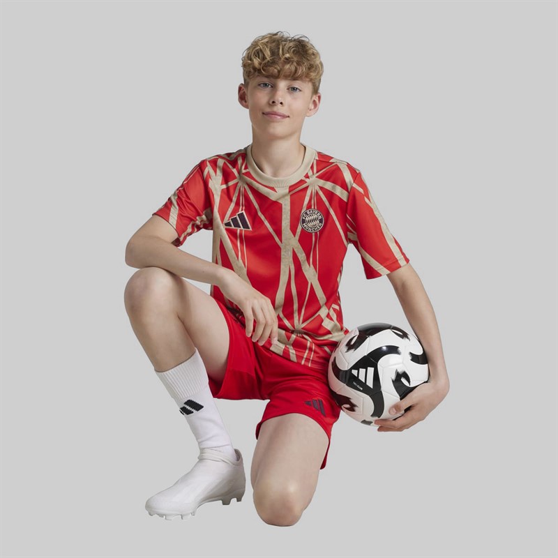 adidas Junior FCB FC Bayern 24/25 Pre-Match Jersey Red