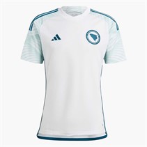 adidas Mens FFBH Bosnia 2022 Away Jersey White