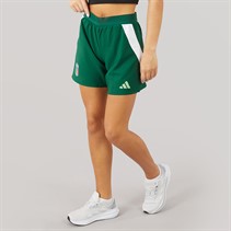 adidas Womens FIGC Italy 2025 Womens Team Authentic Away Shorts Tech Forest