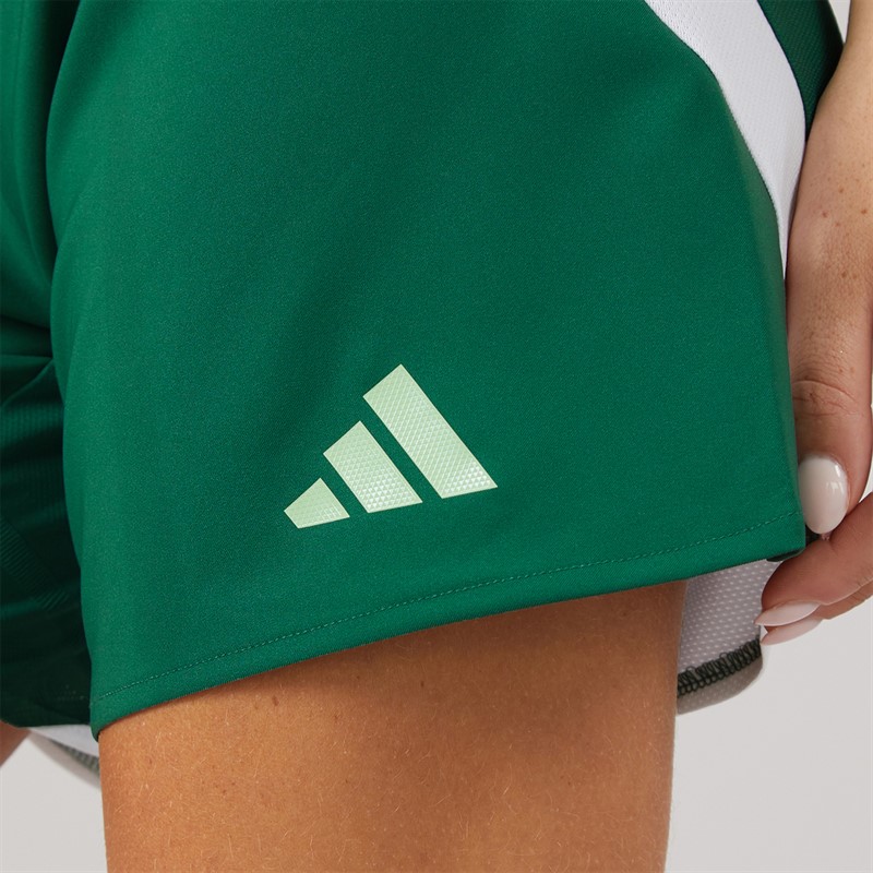 adidas Womens FIGC Italy 2025 Womens Team Authentic Away Shorts Tech Forest
