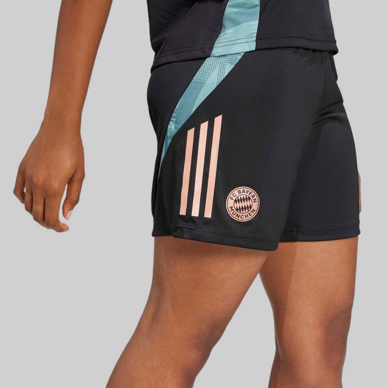 adidas Womens FCB FC Bayern 24/25 Tiro 24 Training Shorts Black