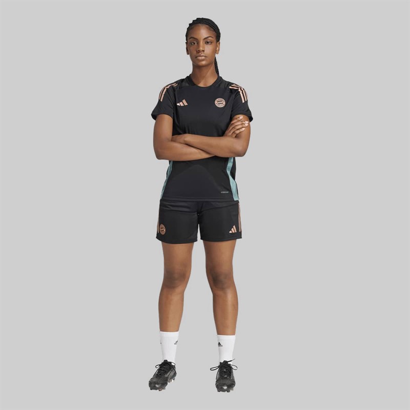 adidas Womens FCB FC Bayern 24/25 Tiro 24 Training Shorts Black