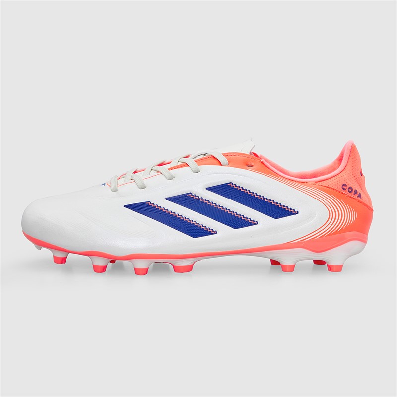 adidas Copa Pure 3 Club Coral Blaze Pack FG/MG Firm/Multi Ground Football Boots Off White/Lucid Blue/Signal Coral