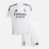 adidas Junior RMCF Real Madrid 24/25 Home Kit White