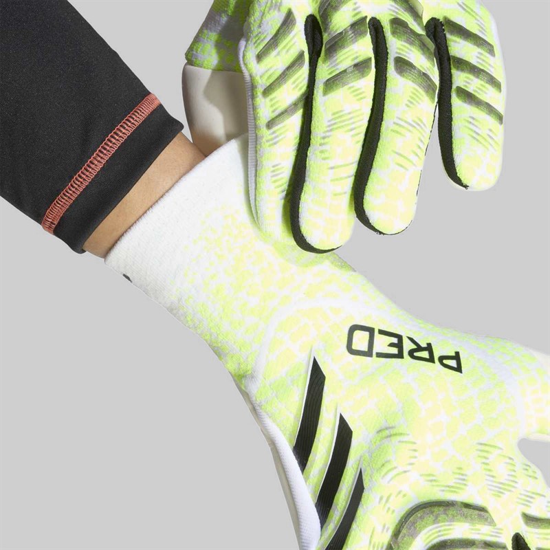 adidas Predator Pro Goalkeeper Gloves Lucid Lemon/White/Black