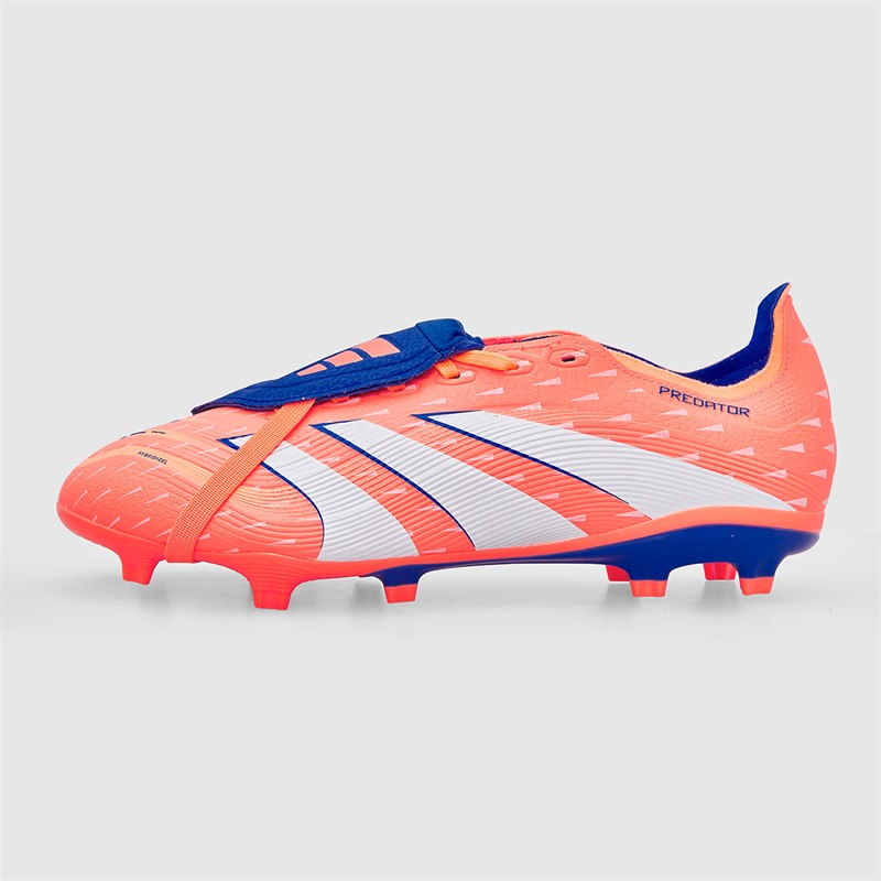 adidas Mens Predator League Fold-Over Tongue Coral Blaze Pack FG/MG Firm/Multi Ground Football Boots Signal Coral/Cloud White/Beam Orange