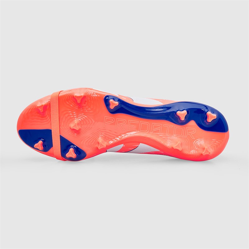 adidas Mens Predator League Fold-Over Tongue Coral Blaze Pack FG/MG Firm/Multi Ground Football Boots Signal Coral/Cloud White/Beam Orange